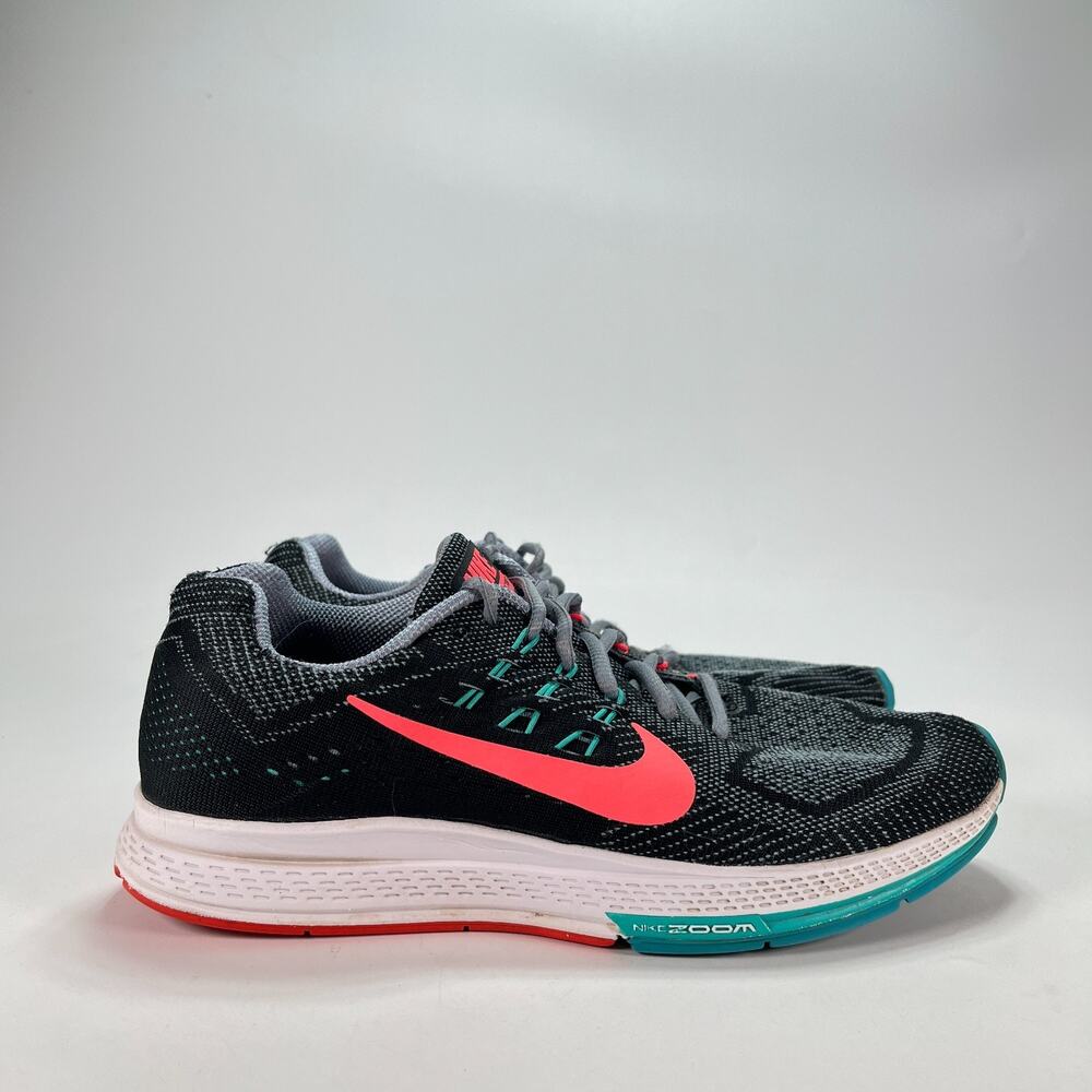 Nike Air Zoom Structure 18 Grey Black Pink Running Shoes Women’s Size 9